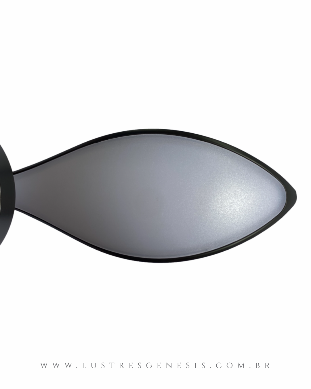 Arandela Moderna de LED Ark Preta, modelo BL001WBK, ideal para quarto, cabeceira de cama, lavabo e hall de entrada. Lustres Genesis loja online de Lustres e Iluminação Decorativa